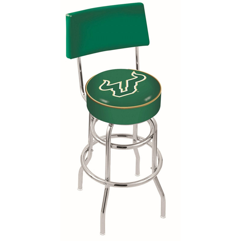 NCAA 30" Swivel Bar Stool, University of South Florida