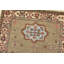 Tapis brun nouvel âge en laine 3 pi 3 po x 4 pi 9 po Montrice