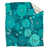 Blue Floral/Geometric