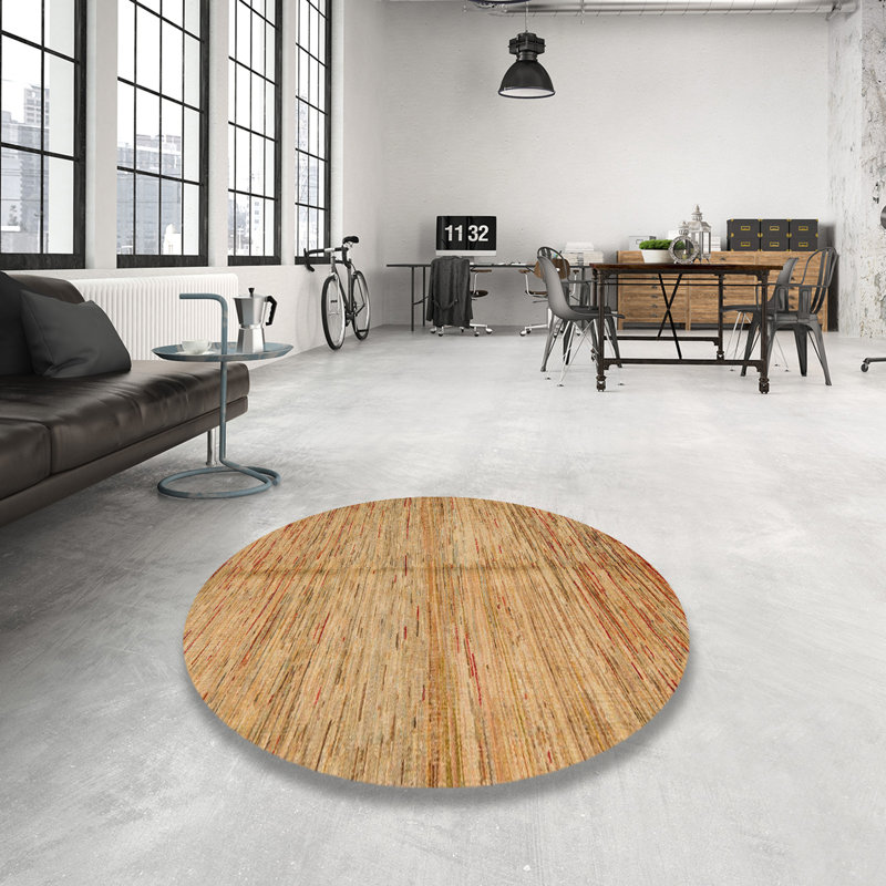 Abstract Indoor Rug, Round 4'