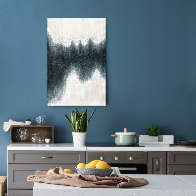 Peinture sur toile tendue, H 36 po x l 24 po x P 1,5 po