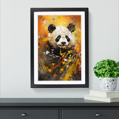 Panda Expressionism No.2 - Framed Print