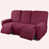 Mélange de polyester rouge
