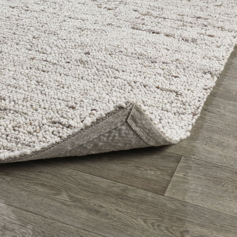 Loomis Hand Woven Wool Abstract Area Rug, Rectangle 9' x 12'