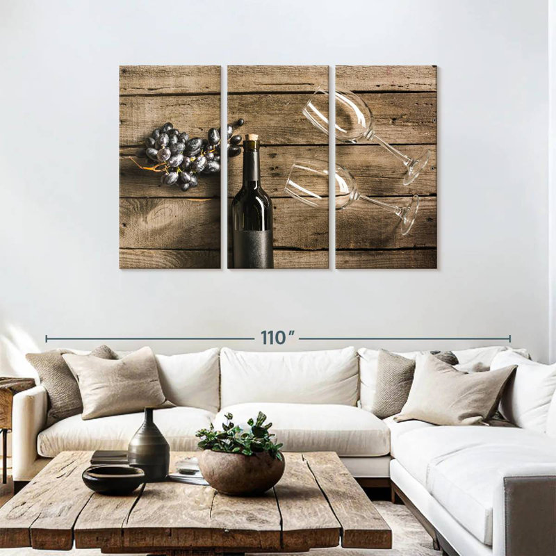 Yarlin Time For Wine, 48" H x 74" W