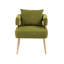 Chaise d'appoint avec pieds dorés-1122743386