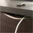 Desk, Brown Finish