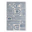 Abstract Area Rug in Dusty Blue-66636865