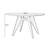 Nut-brown Round Solid Wood Dining Table-1942603030