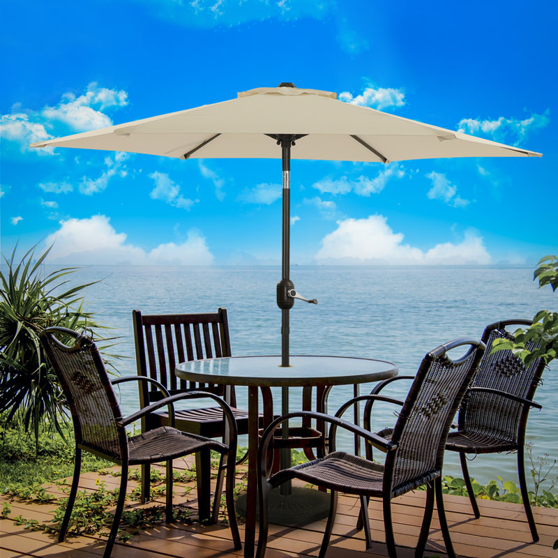 Parasol Sawyer, Beige, 84.6" H x 90" W x 90" D