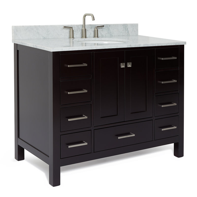 Ensemble de meuble-lavabo simple 43 po Flynt, Espresso