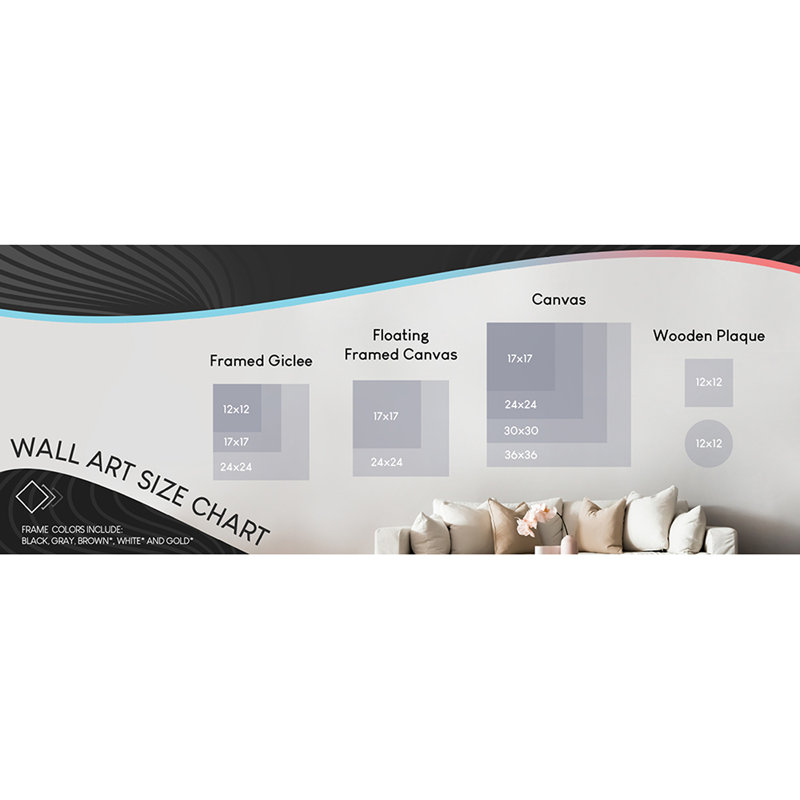 White Framed Lamb in Flower Meadow Canvas Print, 12" x 12"