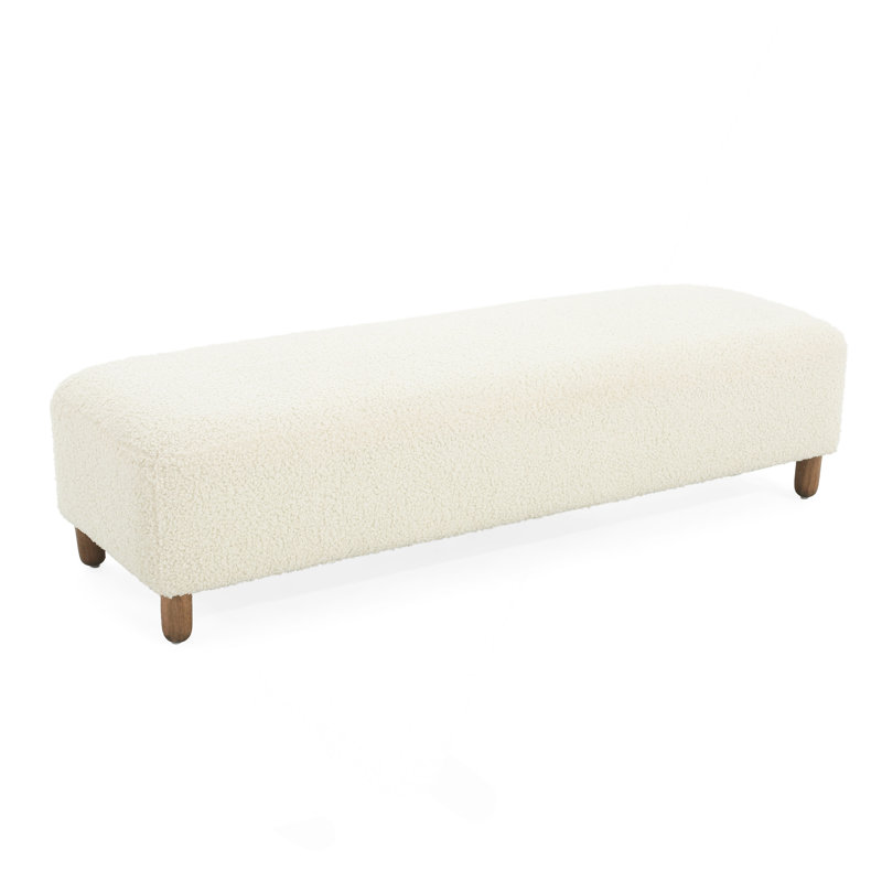 Comfortable Ottoman, White