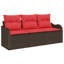 Ensemble de canapé de jardin avec coussin 3 pièces vidaXL-1598025058