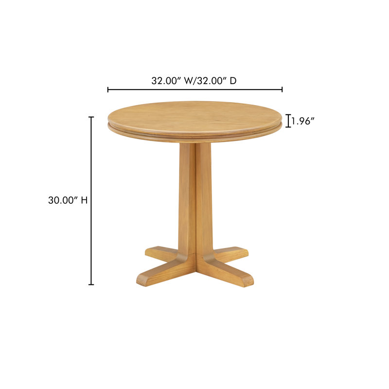 Charles Cafe Table, Natural