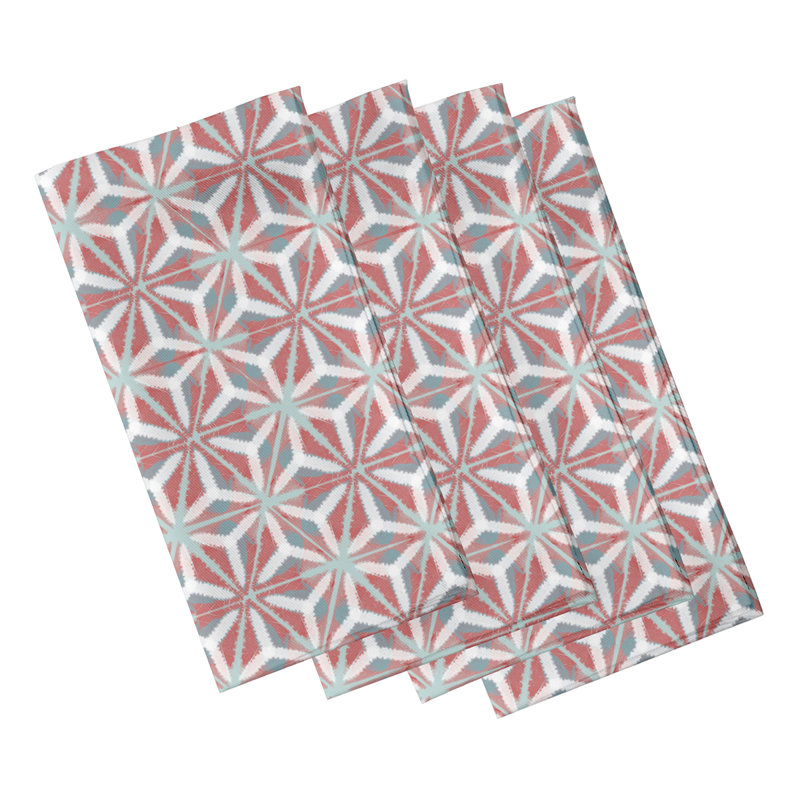 Cheryllynn Water Mosaic Napkins, Grey