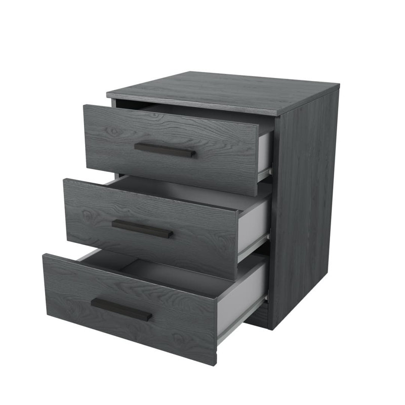 Bloxberg 46cm W Manufactured Wood Bedside Table
