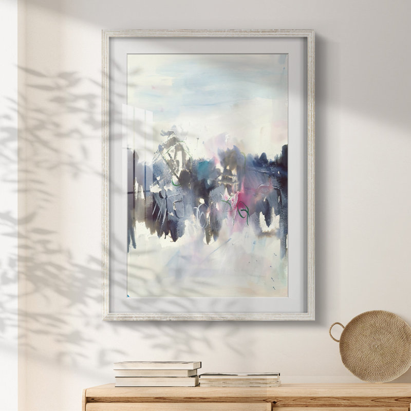 Oiseaux II - impression encadrée, H 19,5 po x l 16,5 po, Blanc