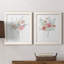 «Whimsical Wildflowers I», ensemble de 2 peintures sur toile encadrées-1927993410-1927993436