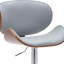 Tabouret de bar à hauteur réglable avec siège et dossier courbés Modern-1454809938-1454809942