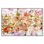 Amant de pivoines, taches de jardin de fleurs - rose moderne - impression sur toile