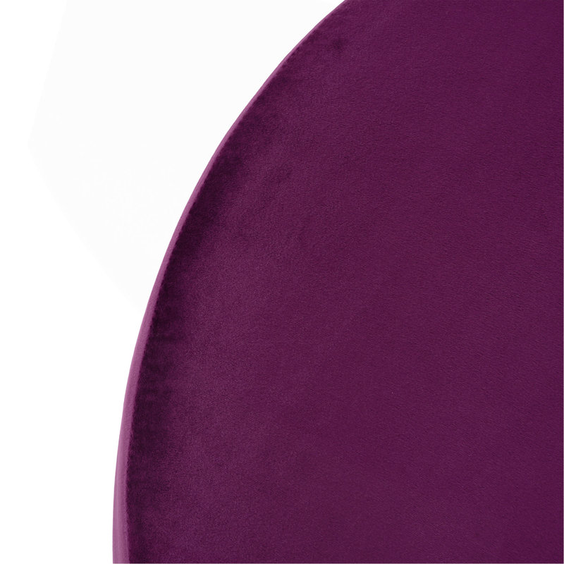 Repose-pieds rond moderne et confortable (SEULEMENT OTTOMAN), Mauve