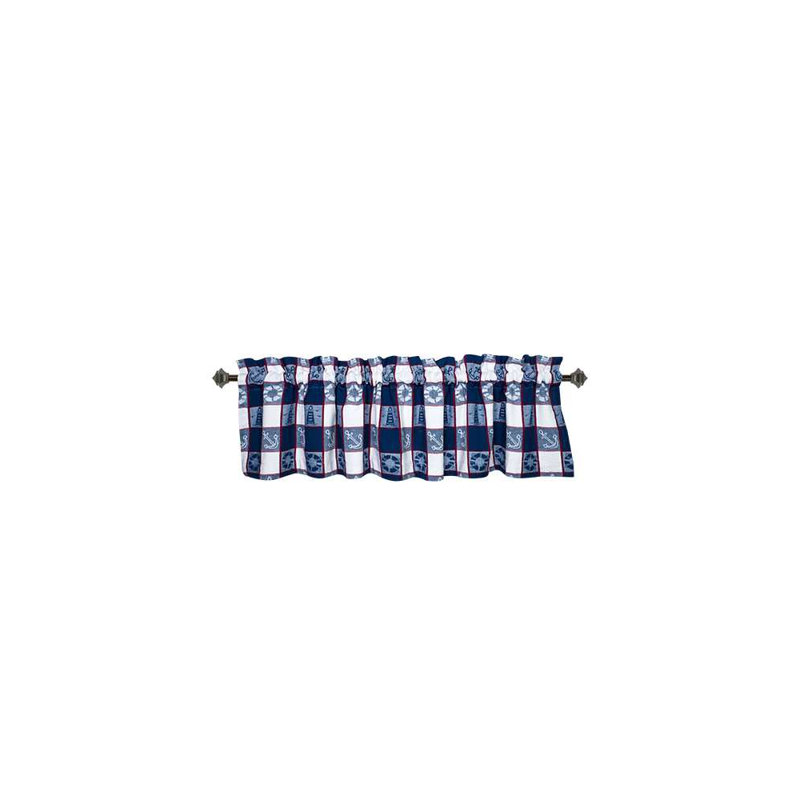 Mcginnis Cotton Plaid Tailored Window Valance