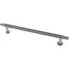 (5 Pack) 6-5/16 inch Knurled Round Pull Satin Nickel