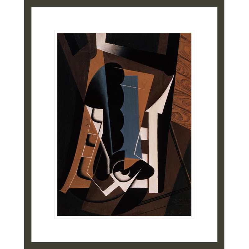 «Still Life on a Chair» par Juan Gris, impression giclée sur cadre, H 21,75 po x l 17,48 po