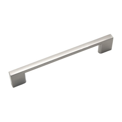 Heritage Designs Mod Handle Pull - 5-1/16" Center to Center Cabinet Pull Satin Nickel - Contemporary Hardware for Drawers & Cabinets