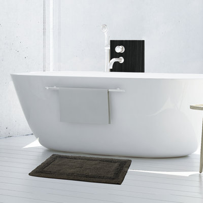 French Connection Hearn Rectangle Cotton Blend Bath Rug