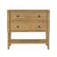 Commode d'appoint 2 tiroirs Naturel Voir ci-dessous