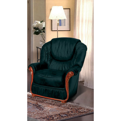 Kinzer Faux Leather Armchair