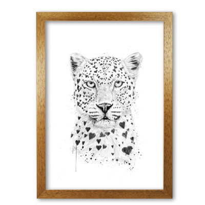 Lovely Leopard 1 Piece Wall Art
