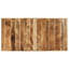 Cameo Mango Rectangular Wood Top Dining Table-621532744-646195960