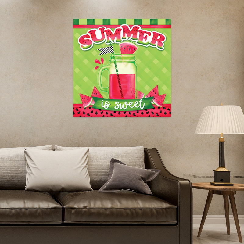 Summer Is Sweet Contemporary Summer Art, 32" H x 32" W