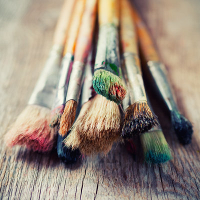 Borrello " Old Artist Paintbrushes "