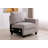 Amythyst 137" Wide Reversible Modular Seating Component with Ottoman-694889442