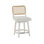 Oasis Swivel Upholstered Bar Stool with Solid Wood Frame