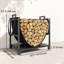 18.7'' W Steel Log Rack