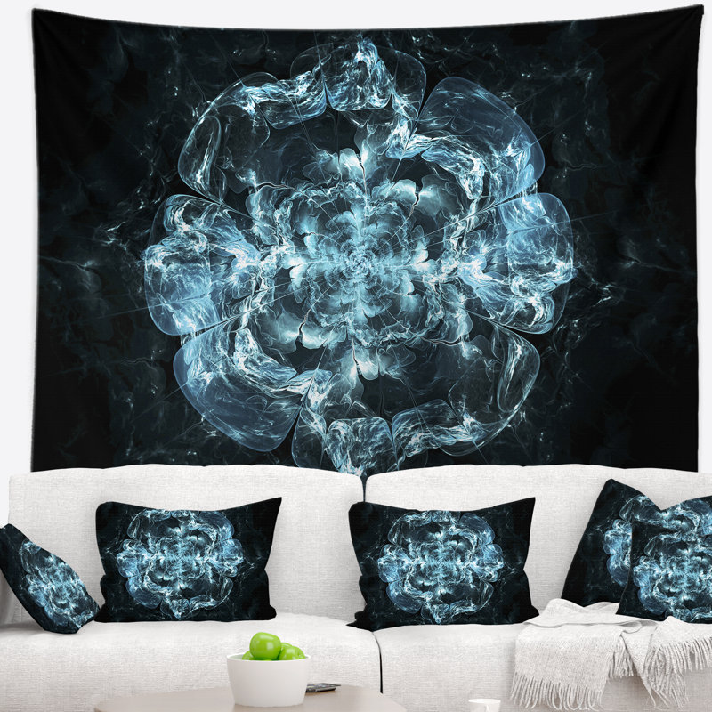 Tapisserie florale, H 78 po x l 92 po