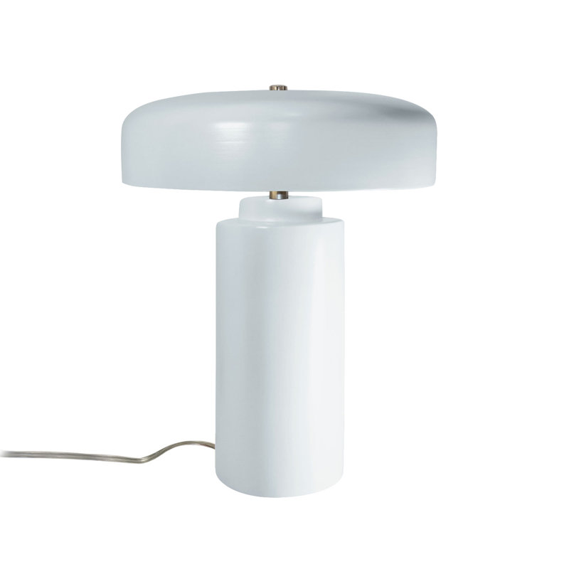 Lampe de table Percy, Blanc brillant