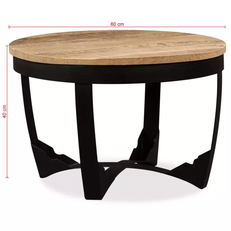 Pontmain Cross Legs Coffee Table, Brown