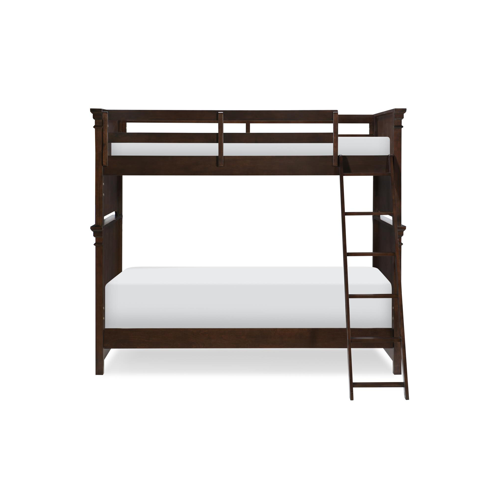 Canterbury 2.0 Twin-Over-Twin Bunk Bed, Brown