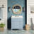 Frankfurt 30" Single Bathroom Vanity Set with Powder Blue Cabinet and Carrara Marble Countertop-1173457025-1177893298