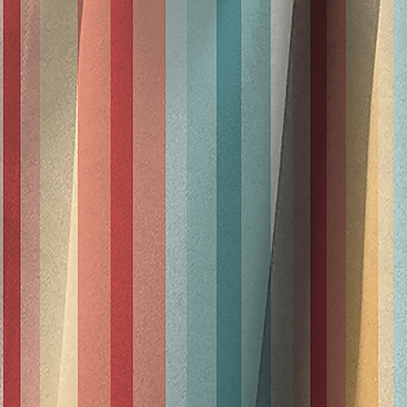 Vibrant Green Striped Harmony Pattern - Stripped Striped Blackout Curtain - 1 Panels, 52" W x 108" L