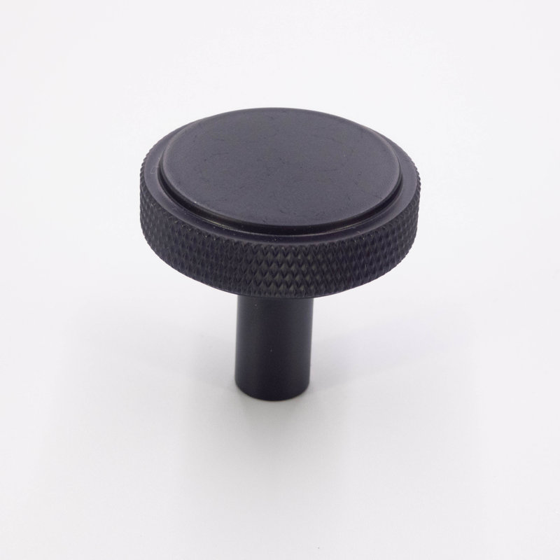 Round Knob, Black