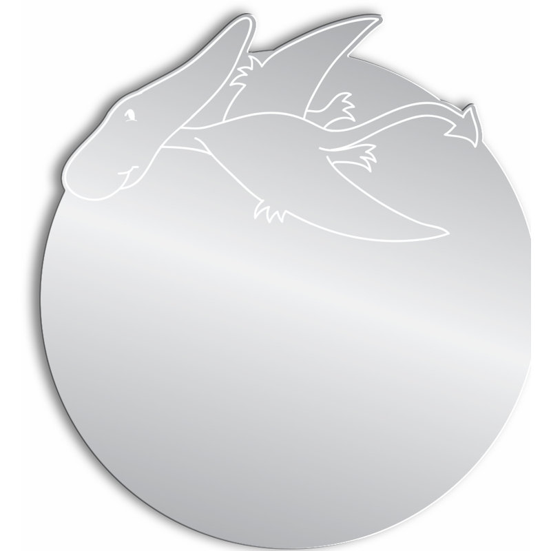 Faith Flat Wall Mirror, 59.5cm H x 55.5cm W