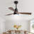 48" Nicola 3 - Blade Modern Ceiling Fan with Remote Control and Light Kit-89080377