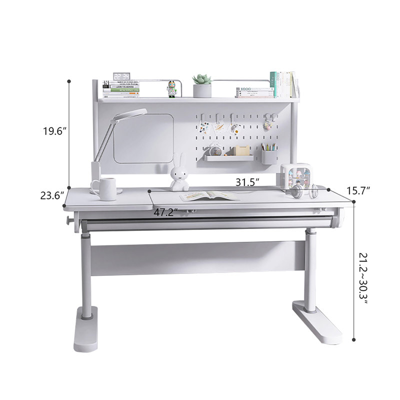 Bureau avec hauteur réglable Aarvik